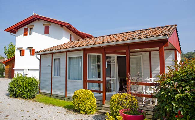 location de chalet camping rhune