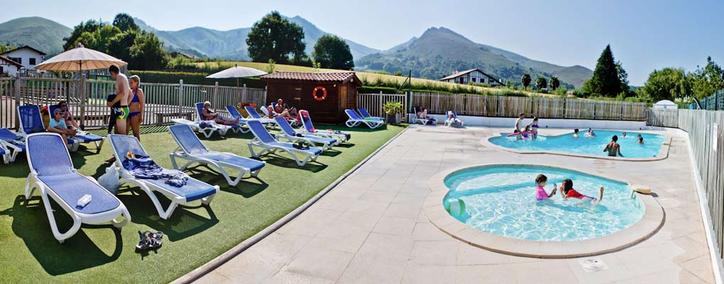 camping pays basque avec piscine