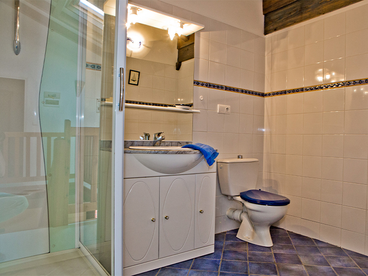 salle de bain gite